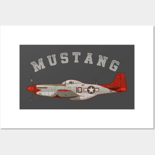 P51 MUSTANG Posters and Art